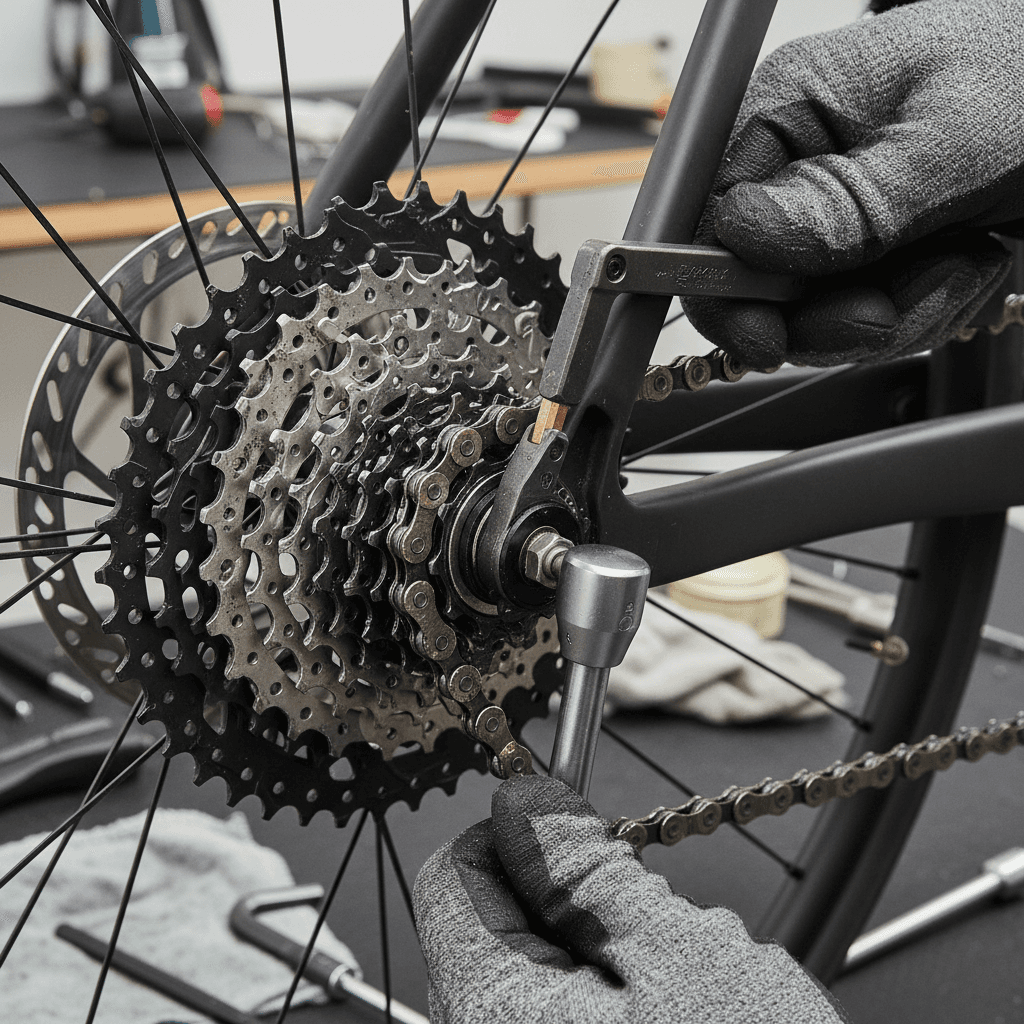 bicycle chain installation